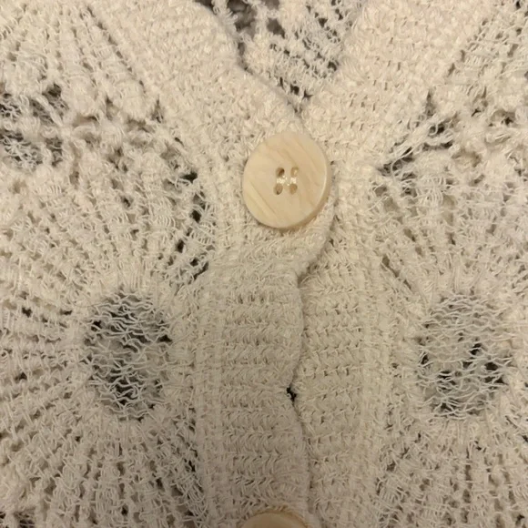 Staccato Women's Sweater in Cream Lace - Picture 7 of 7